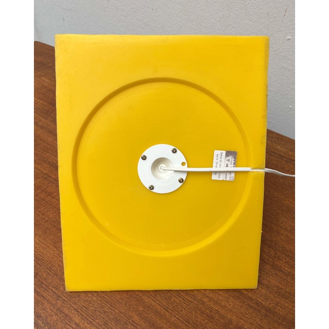 Postmodern Yellow Prism Shape Floor or Table Lamp from Heico, 1980s For Sale - Image 6 of 18
