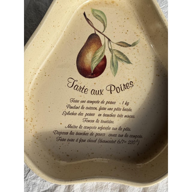 Pear-Shaped Pie Dish, 1980s For Sale - Image 6 of 12