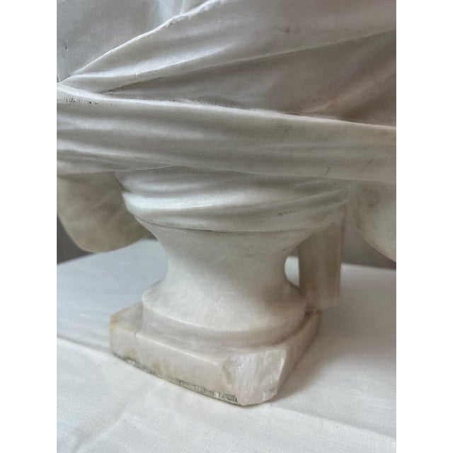 After Chinard, Bust of Juliette Récamier, 1800s, Marble For Sale - Image 14 of 18
