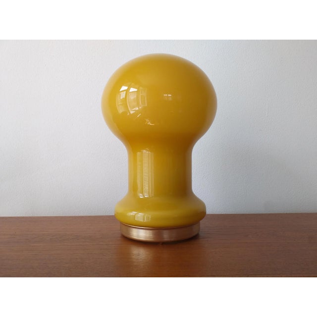 Glass Table Lamp, 1970s For Sale - Image 4 of 12