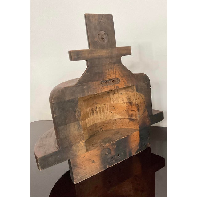 Antique Wood Industrial Mold For Sale - Image 11 of 12