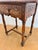 Antique Castilian Oak Side Table With One Carved Drawer, 1920s For Sale - Image 10 of 15