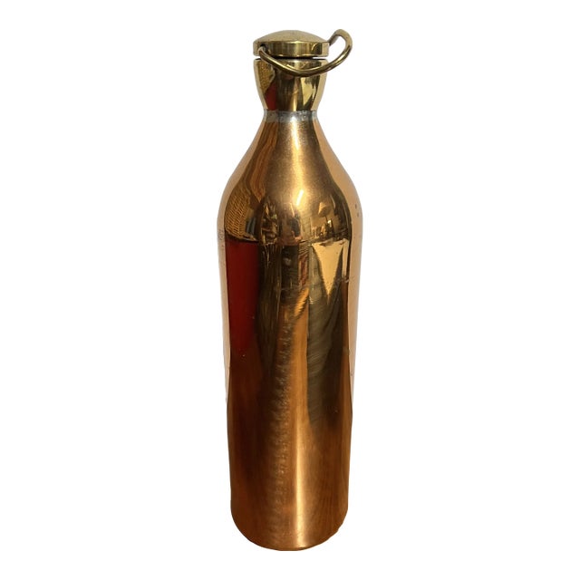 Late 19th Century Copper & Brass Hot Water Bottle Bed Warmer For Sale