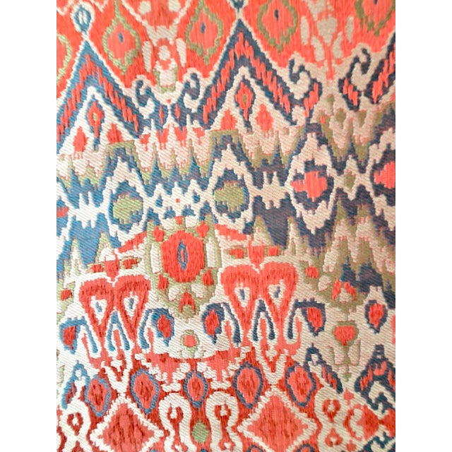 Textile Jim Thompson Songket Fabric in Persian Red, 28" For Sale - Image 7 of 11