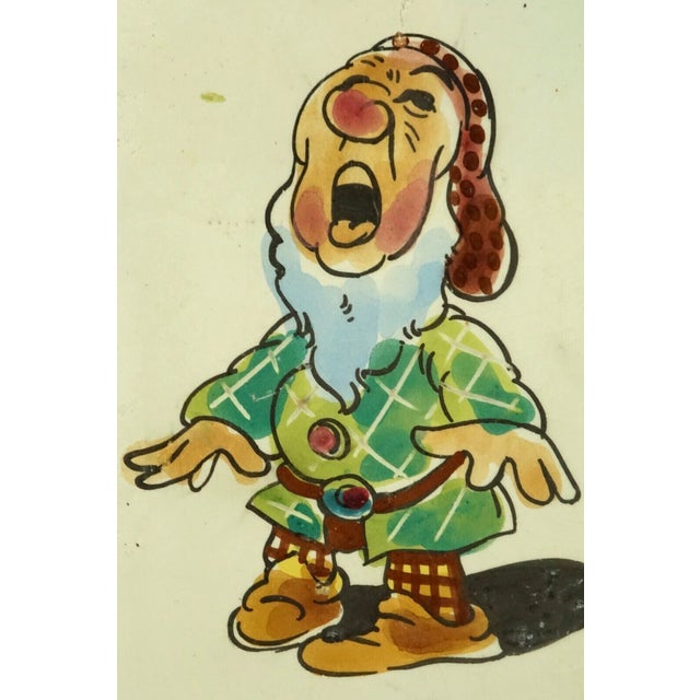 Majolica Tiles with Snow White and the Dwarfs by Leonello Donnini, 1920s, Set of 4 For Sale - Image 13 of 18