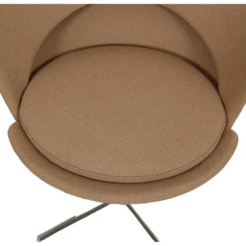 1990s Beige Fabric Cone Chair by Verner Panton, 1990s For Sale - Image 5 of 12