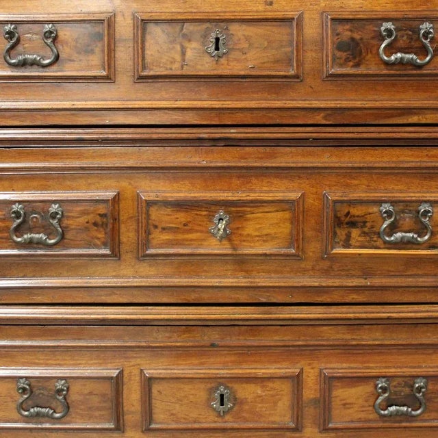 17th Century Italian Cantarano Chest of Drawers in Walnut For Sale - Image 10 of 13