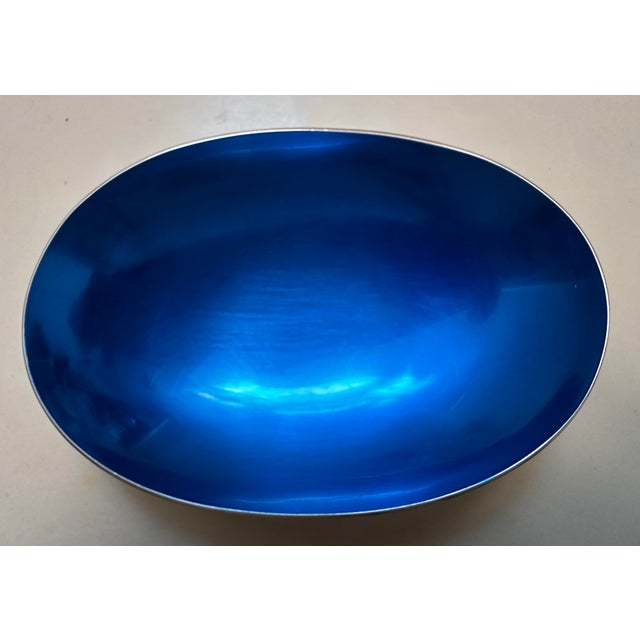 Metal Mid-Century Modern Enameled Bowls by Carl F. Christiansen for Reed and Barton For Sale - Image 7 of 9