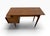 Drexel Declaration Mid-Century Modern Drexel Perspective for Milo Baughman Walnut Desk Vanity Via For Sale - Image 4 of 11
