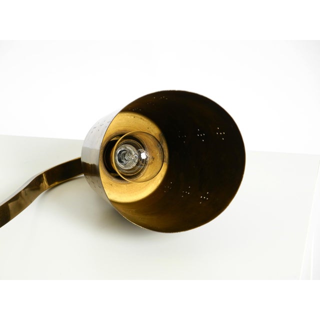 Large Mid-Century Modern Brass Table Lamp, 1950s For Sale - Image 18 of 18