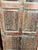 1920s Antique Blue Carved Reclaimed Wood Barn Door – Vintage Architectural Accent 96x36 For Sale - Image 5 of 10