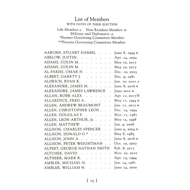 The Union Club of the City of New York 2018 Members' Annual For Sale In New York - Image 6 of 10