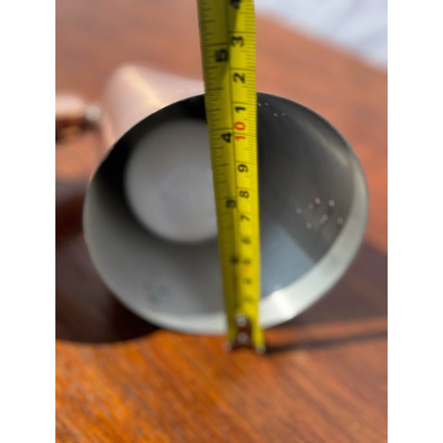 Pink Mid Century Modern Atomic Vintage Anodized Pink Brushed Aluminum Pinhole Wall Sconce Light For Sale - Image 8 of 8