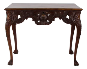 Irish Mahogany Side Table, 19th Century