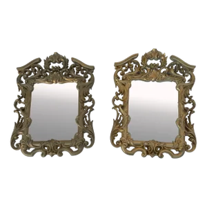 1980s French Provincial Style Burwood Mirrors- a Pair