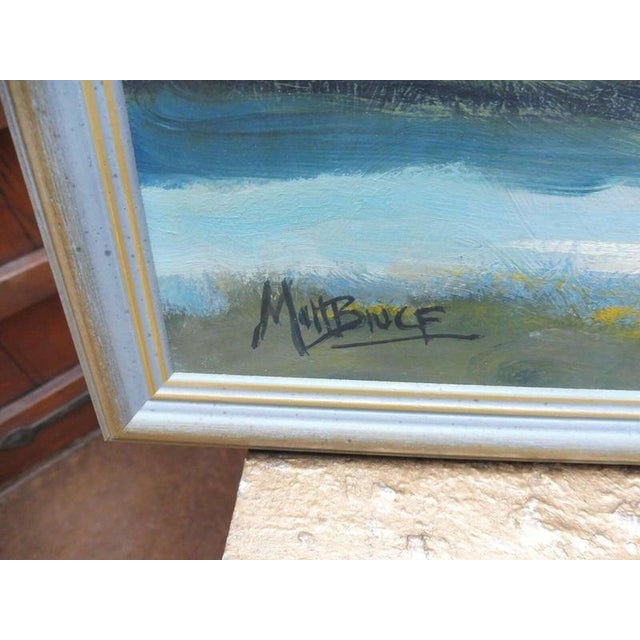 Matt Bruce, Lochside View, 1980s, Oil Painting on Board, Framed For Sale - Image 3 of 14