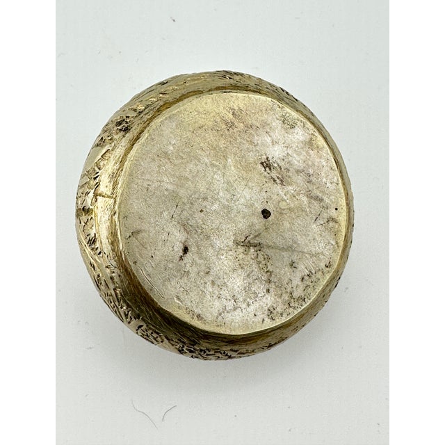 Vintage Silver Toned Decorative Box For Sale - Image 4 of 6