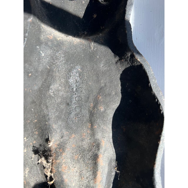 Early 20th Century Cast Iron French Bulldog Fireplace Andirons Set of