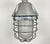 Large Industrial Cast Aluminium Cage Pendant Light from Polam Wilkasy, 1960s For Sale - Image 4 of 15
