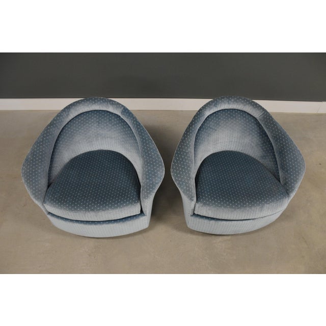 Craft Associates 1960s Walnut Tilt Swivel Lounge Chairs by Adrian Pearsall - A Pair For Sale - Image 4 of 8