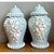 Vintage Shell Encrusted Lidded Ceramic Urns - Pair For Sale - Image 9 of 12