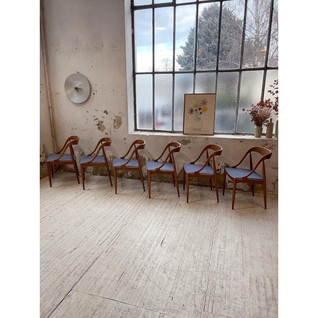 Samcom Dining Chairs by Johannes Andersen for Udulm, 1960s, Set of 6 For Sale - Image 15 of 18