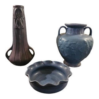 1980's Group of Van Briggle Pottery For Sale