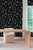 Mahjong Tile Grasscloth Wallpaper by House Party | Blank Black | 8 Yards For Sale - Image 4 of 8