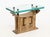 Karl Springer African Stool Base Side Table, 1970s For Sale - Image 9 of 10