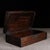 Wood Late 20th Century Wooden Box With Mother-of-Pearl Bird and Floral Inlay For Sale - Image 7 of 9