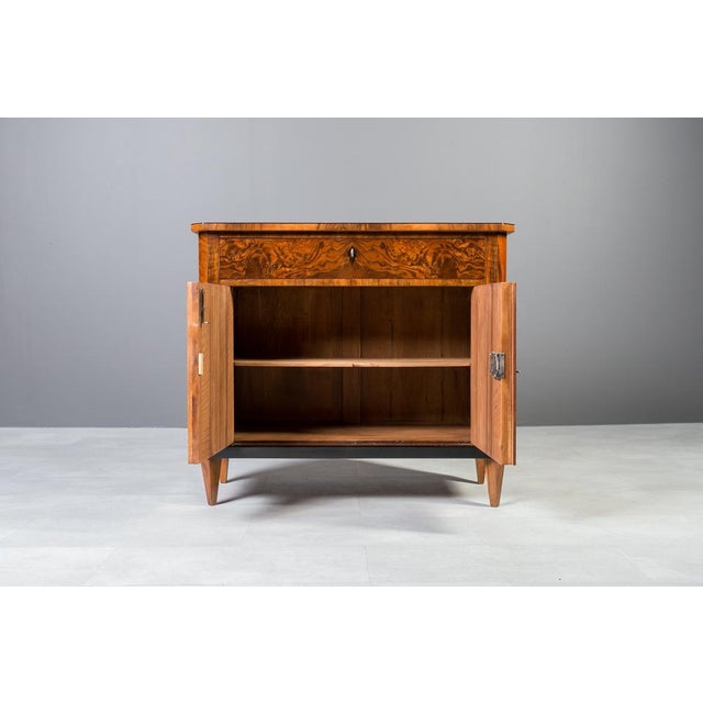 Wood German Biedermeier Walnut Side Cabinets, Set of 2 For Sale - Image 7 of 18