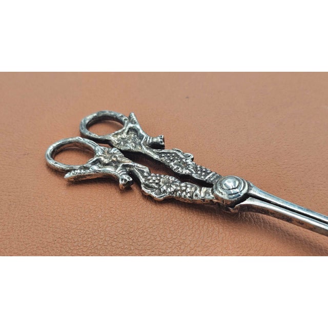 Plated Grape Scissors, 1890s For Sale - Image 3 of 8