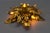 1970s Gilt Metal Leafed Sunburst-Shaped Four-Light Flush Mount, 1970s For Sale - Image 5 of 18
