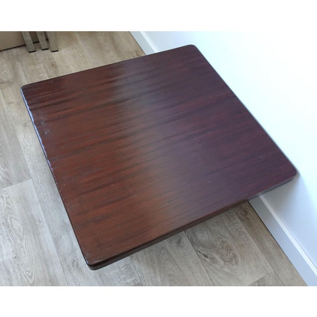 Minimalist Bamboo Side Table in the style of Axel Vervoordt, 1970s For Sale - Image 13 of 18