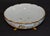 1920s Limoges France Porcelain Colander Antique Berry Bowl Footed Strainer Gilt For Sale - Image 5 of 15