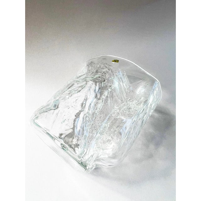 1970s Mid-Century Rocky Ice Crystal Glass Alaska Jug from Peill & Putzler, Germany, 1970s For Sale - Image 5 of 11