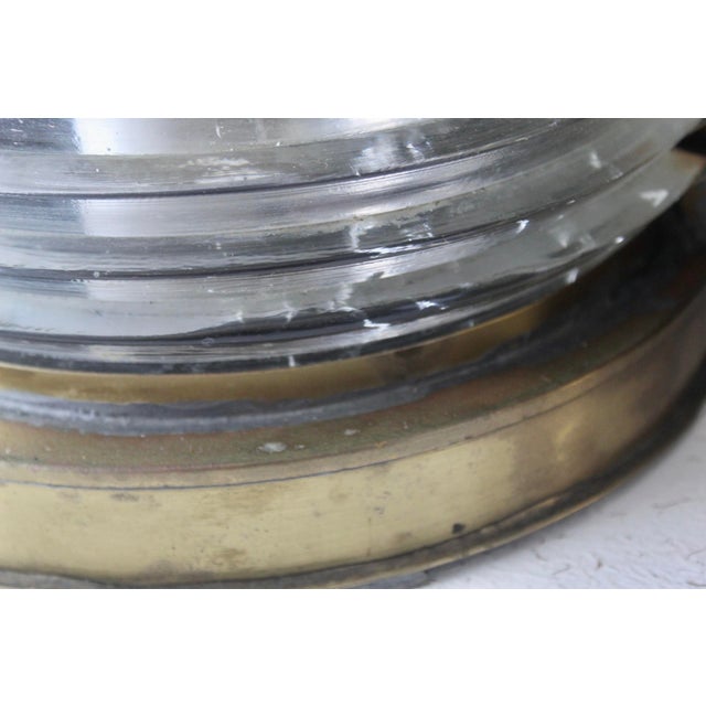 Vintage British Brass Glass Rope Marine Masthead Light Lantern Lamps-a Pair For Sale - Image 14 of 17
