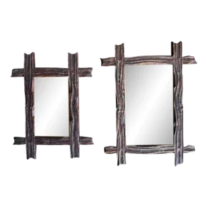 Set of 2 Late 19th Century Black Forest Frames With Glass