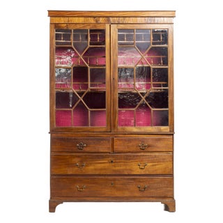 Queen Mary Bookcase in Vinhatico Wood, 19th Century For Sale