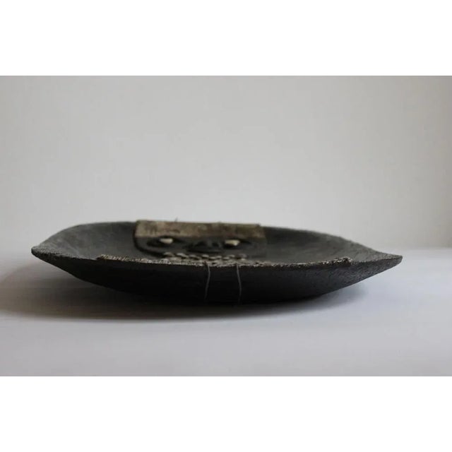 Black Ceramic Nun Wall Plate by Marie Henriette for Atelier Dour, Belgium, 1970s For Sale - Image 8 of 13
