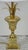 Metal Hollywood Regency Brass Table Lamp with Fabric Shade from Unbekannt, 1970s For Sale - Image 7 of 11