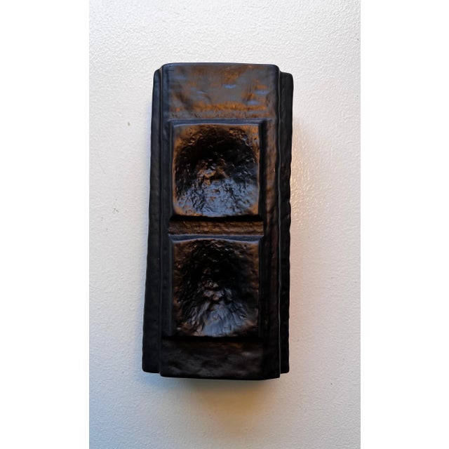 Mid-Century Modern Vintage German Textured Porcelain Vases - Set of 3 For Sale - Image 3 of 12