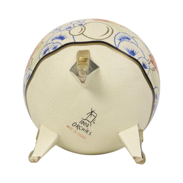 Art Deco Vase with Fish from Orchies, France, 1920s For Sale - Image 14 of 18