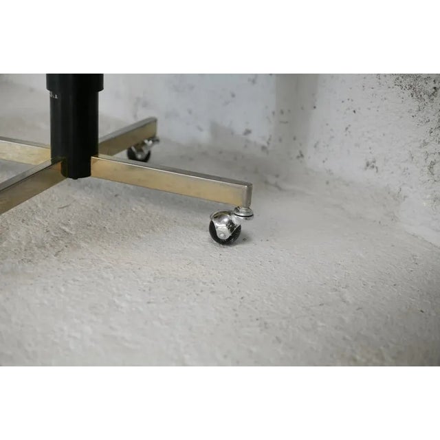 Set of Swivel Armchairs in Leatherette & Steel, Italy, 1960s For Sale - Image 12 of 18