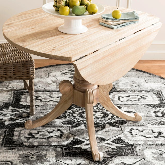 Drop Leaf Dining Table in Rustic Natural For Sale In Philadelphia - Image 6 of 9