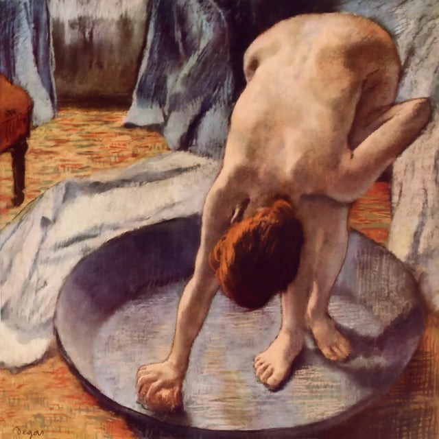 Artist: Edgar Degas Country: France Title: The Tub Medium: Giclee Marks: Numbered Limited Edition Published in 2002 by the...