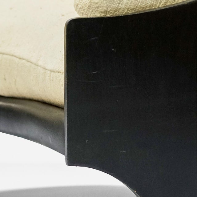 Black A Pair of Henry Glass Island Lounge Chairs For Sale - Image 8 of 9