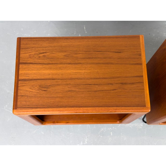 Danish Teak Nightstands from CFC Silkeborg, 1970s, Set of 2 For Sale - Image 12 of 14