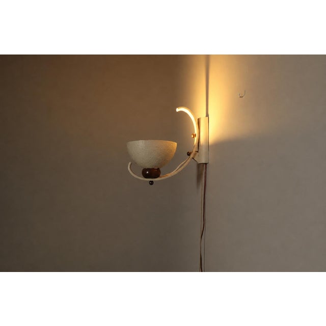 1950s Mid-Century French Sculptural Wall Uplighters, 1950, Set of 2 For Sale - Image 5 of 16