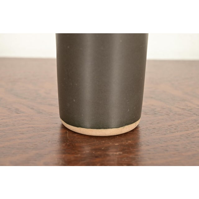 Ceramic 1960s Marshall Studios Mid-Century Modern Stoneware Pottery Tumbler or Vase For Sale - Image 7 of 10